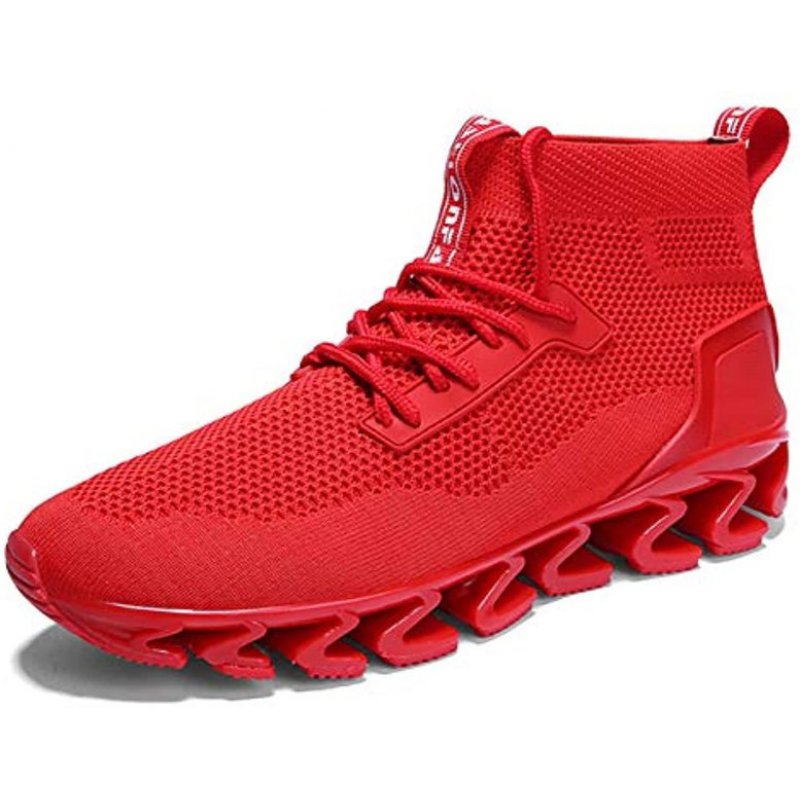 wanhee Men Sport Running Shoes Athletic Tennis Walking Sneakers Red